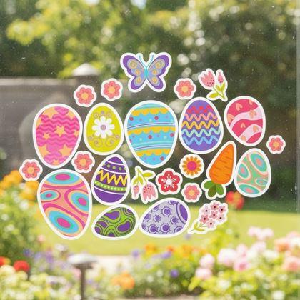 Imaginea din Autocolante de Paște pentru fereastră, 35 bucăți
