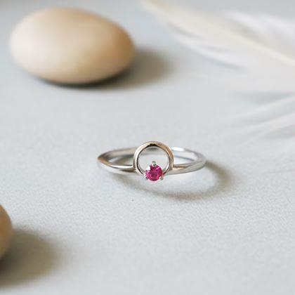 Imaginea din Inel ajustabil cu semn zodiacal - balanțe