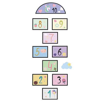 Imaginea din Autocolante pentru podea - șotron