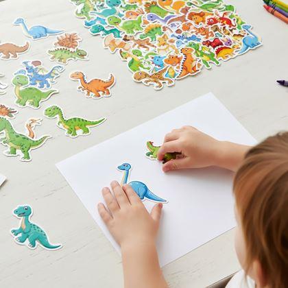 Imaginea din Stickere pentru copii - dinozauri