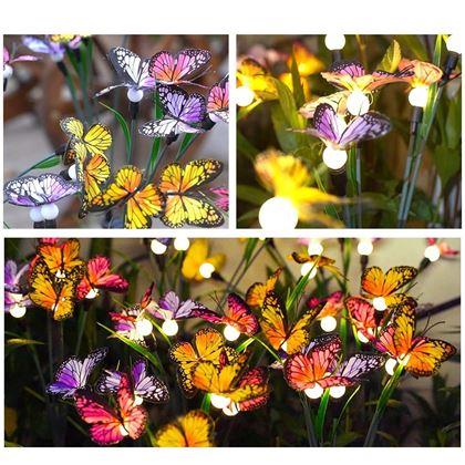 Imaginea din Decor solar cu țepușă - fluturi