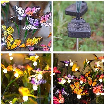 Imaginea din Decor solar cu țepușă - fluturi