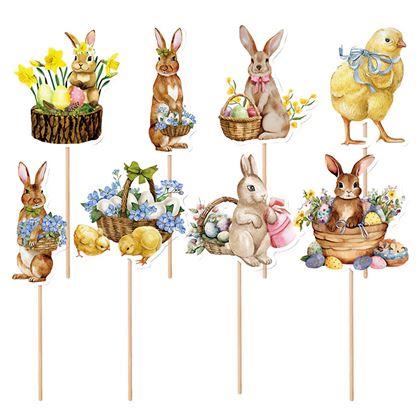 Imaginea din Bete pentru Paște, 8 bucăți