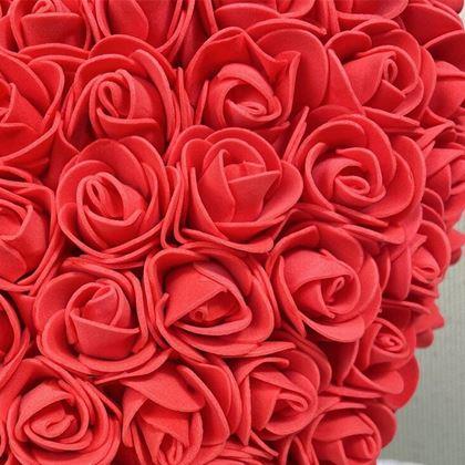 Imaginea din Inimă veșnică din trandafiri 26 cm