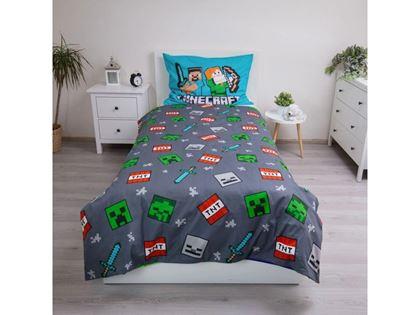 Imaginea din Lenjerie de pat pentru copii - Minecraft Modul Supraviețuire