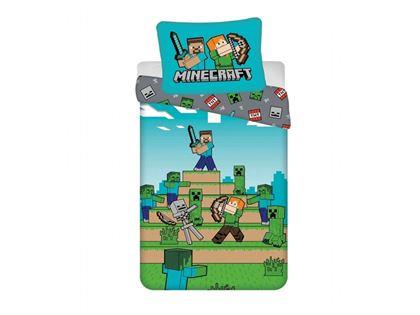 Imaginea din Lenjerie de pat pentru copii - Minecraft Modul Supraviețuire