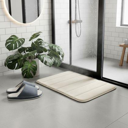 Imaginea din Covoraș de baie antiderapant 40 x 60 cm - bej