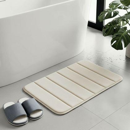 Imaginea din Covoraș de baie antiderapant 40 x 60 cm - bej