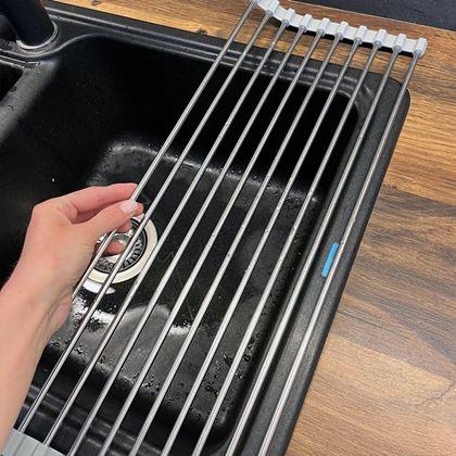 Imaginea din Scurgător pliabil pentru vase  - 50,5 × 20 cm