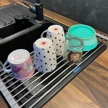 Imaginea din Scurgător pliabil pentru vase  - 50,5 × 20 cm