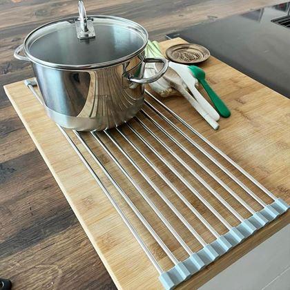 Imaginea din Scurgător pliabil pentru vase  - 50,5 × 20 cm