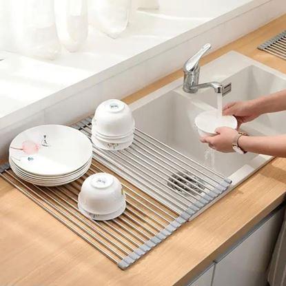 Imaginea Scurgător pliabil pentru vase 