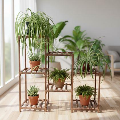 Imaginea din Suport din lemn pentru flori