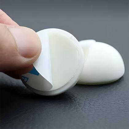 Imaginea din 5 buc. Suporturi autoadezive pentru cabluri - alb