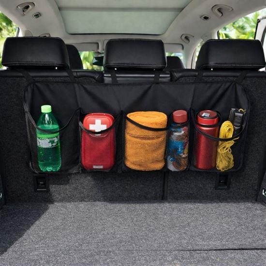 Imaginea din Organizator auto pentru scaunele din spate, 4 buzunare