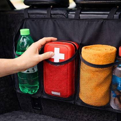 Imaginea din Organizator auto pentru scaunele din spate, 4 buzunare