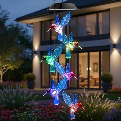 Imaginea din Decorațiune solară de agățat - colibri zburători