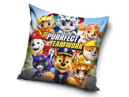 Imaginea Husă pentru pernă 40x40 cm - Patrula Căţeluşilor Echipă Purrfect