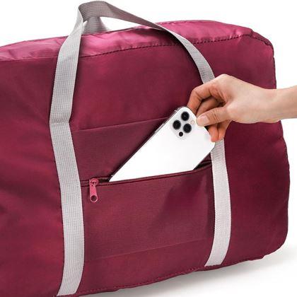 Imaginea din Geantă de voiaj pliabilă – vișinie