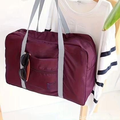 Imaginea din Geantă de voiaj pliabilă – vișinie