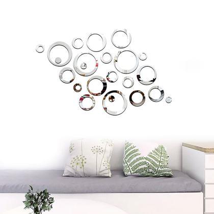 Imaginea din Etichete de perete/oglindă - cercuri