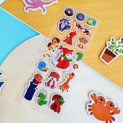 Imaginea Autocolante bombate cu animăluțe 