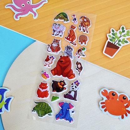 Imaginea Autocolante bombate cu animăluțe 