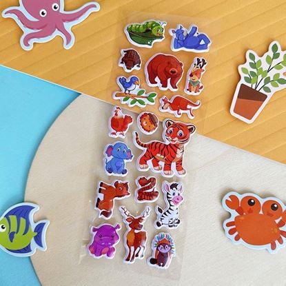 Imaginea Autocolante bombate cu animăluțe 