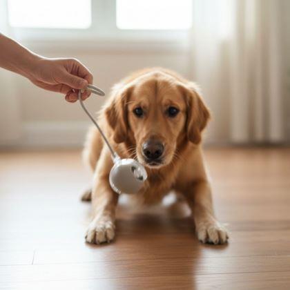Imaginea din Minge de jucărie reîncărcabilă cu mișcare pentru animale