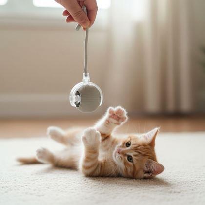 Imaginea din Minge de jucărie reîncărcabilă cu mișcare pentru animale