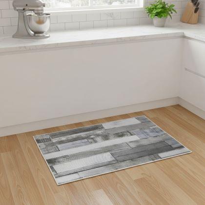 Imaginea din Covoraș antiderapant 90x60 cm - lemn patinat