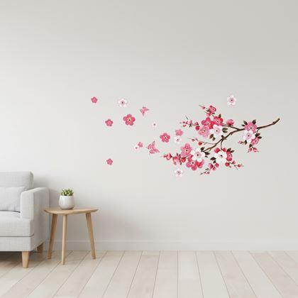 Imaginea din Autocolant de perete - Sakura