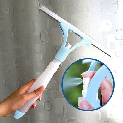 Imaginea din Racletă curățat geamuri cu pulverizator  - albastru