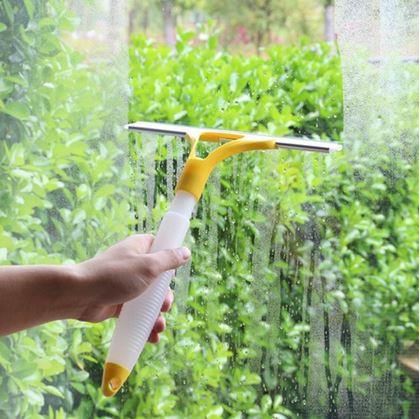 Imaginea din Racletă curățat geamuri cu pulverizator  - albastru