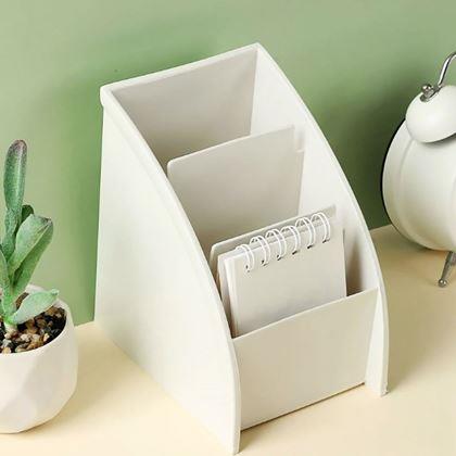 Imaginea din Organizator pentru birou cu compartimente  -  alb