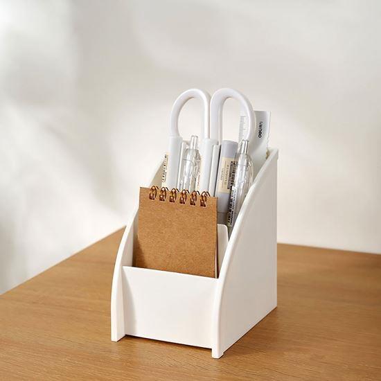 Imaginea din Organizator pentru birou cu compartimente  -  alb