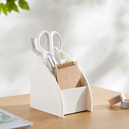 Imaginea din Organizator pentru birou cu compartimente  -  alb