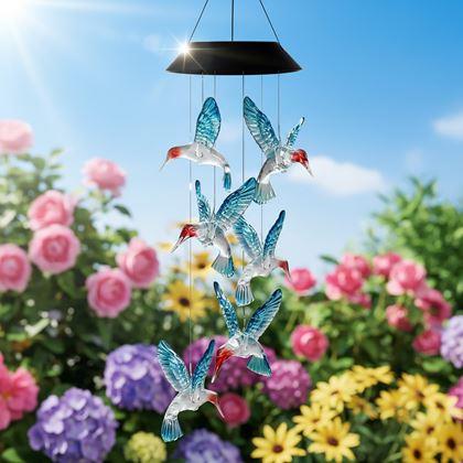 Imaginea din Decorațiune solară de agățat - colibri zburători