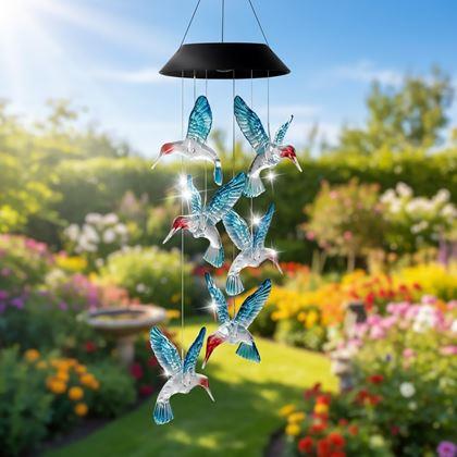 Imaginea din Decorațiune solară de agățat - colibri zburători