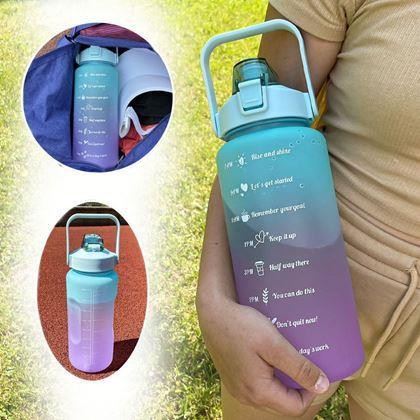 Imaginea din Sticlă de apă cu text motivațional 2 l