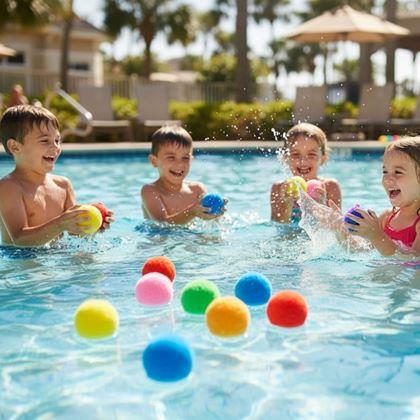 Imaginea din Mingi de apă, 12 bucăți