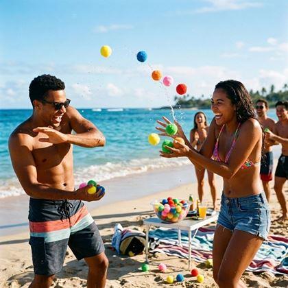 Imaginea din Mingi de apă, 12 bucăți