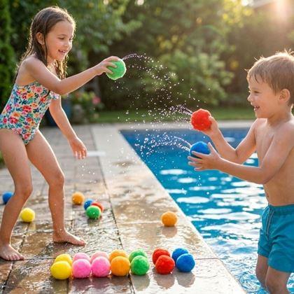 Imaginea din Mingi de apă, 12 bucăți