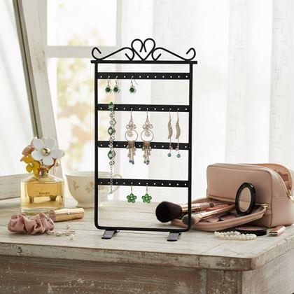 Imaginea din Suport pentru bijuterii și cercei din metal  -  negru