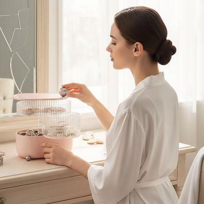 Imaginea Cutie de bijuterii de design, 3 niveluri