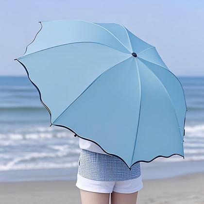 Imaginea din Umbrelă magică pliabilă -  albastră