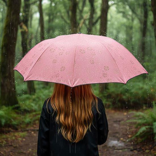 Imaginea din Umbrelă magică pliabilă -  roz deschis