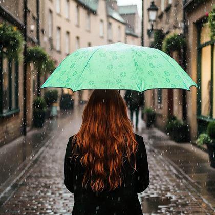 Imaginea din Umbrelă magică pliabilă -  mentolată