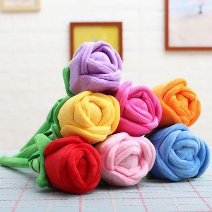 Imaginea din Trandafir roșu de pluș