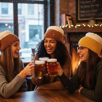 Imaginea din Căciulă tricotată - halbă cu toartă